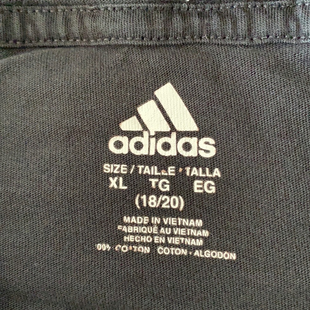 Adidas Boys Black Warp Hooded T-Shirt - Picture 2 of 2